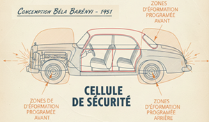 La conception de Béla Barényi – 1951