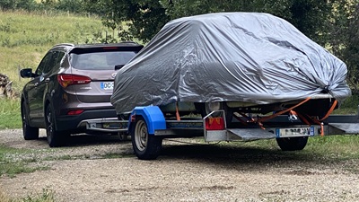 La panhard Dyna Z12 en route pour le sud