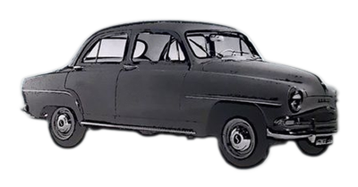 Simca Aronde P60 in der Vorderansicht von schräg vorn