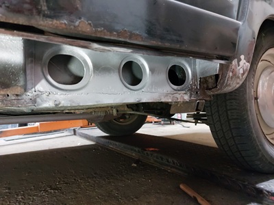 Un nouveau bas de caisse pour notre Simca Aronde Elysée