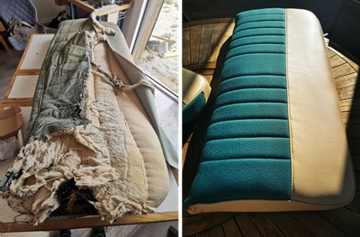 Banquettes avant après