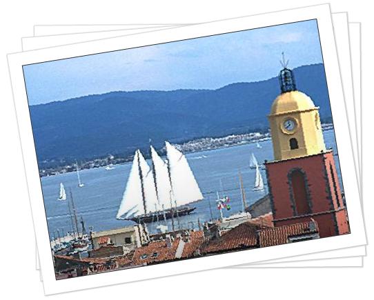 Vue de Saint-Tropez