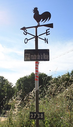 Panneau Girouette Coq